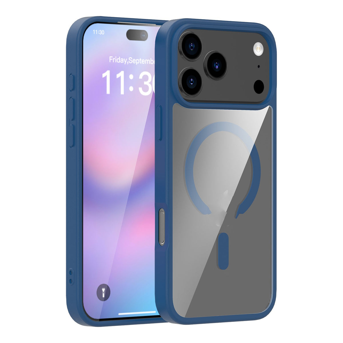 "Attraktive, Stossfeste Silikon Handyhülle, Transluzent & Magnetisch - Kompatibel mit iPhone 17 Modelle"