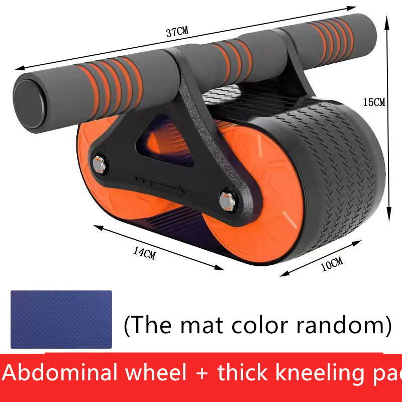 "Premium Doppelrad Bauchtrainer für Männer & Frauen - Automatische Rückkehr Ab Roller, Fitnessgerät für Heimtraining und Gymnastik"