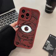 "Silikon Handyhülle in Vielfältigen Farben - DS Eye of God Design - Stoßfest, Anti-Fall & Anti-Fingerabdruck für Alle iPhone Modelle"