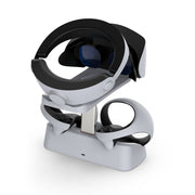"PS5 VR2 Ladestation mit Display Licht & Controller-Halterung - Schnelles Aufladen und platzsparendes Design"