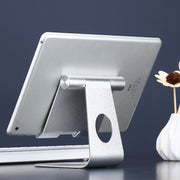 "Universeller Tablet-Ständer Halterung, Einstellbar & Robust, Kompatibel mit Apple iPad und Smartphone, 4-13 Zoll, Rutschfest & Kratzfest, Aluminium - Perfekt für Büro und Zuhause"