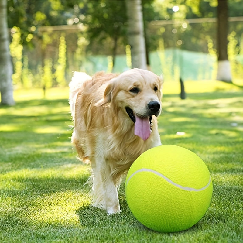 Übergroßer Tennisball 24 cm aufblasbarer Spielball für Haustiere Corgi Method Shiba Inu Hundespielball Ten Times Happy Ball Der Neue