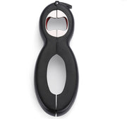 "Multifunktionaler 6-in-1 Dosenöffner - Einfache Handhabung, Ergonomisches Design, Ideal für Küche und Reisen"