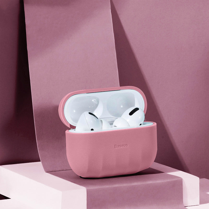 "Hochwertige Silikonhülle für Apple AirPods Pro - Lebensmittelechtes Material, Kompatibel mit iPhone Modellen"