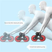 "Premium Doppelrad Bauchtrainer für Männer & Frauen - Automatische Rückkehr Ab Roller, Fitnessgerät für Heimtraining und Gymnastik"