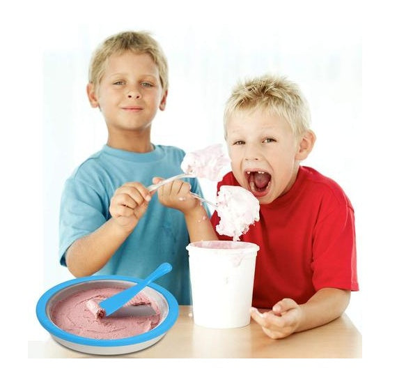 "Leckere Gesunde Eiscreme zu Hause - Manuelle Joghurt-Frittiermaschine, Kinderfreundliches Material, Kein Strom benötigt"