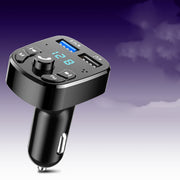 "Premium Auto-Zigarettenanzünder mit Lossless MP3-Player, Bluetooth 5.0, Dual-USB & FM-Transmitter für optimales Fahrerlebnis"