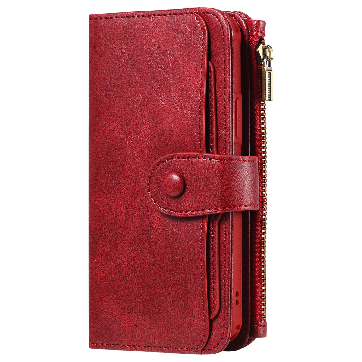 "Multifunktionale Retro Leder Handyhülle mit Kartenfach, Magnet & Anti-Fall Schutz, Kompatibel mit 16+ Modellen"
