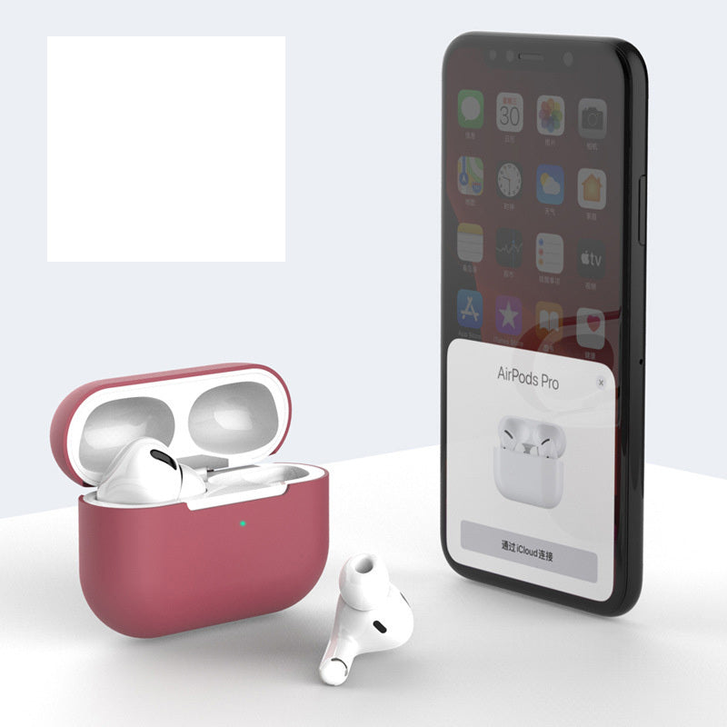 "Premium Silikon Schutzhülle für AirPods Pro - Kompatibel mit Apple iPhone Modellen"