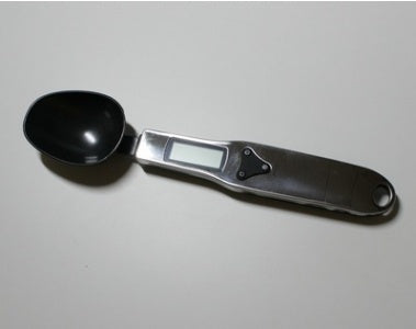 "Digitale Küchenwaage mit LCD-Display und Messbecher - Genauigkeit 1g, Mini-Design, LED-Anzeige, Viereckig"