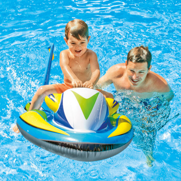 "Kinder Aufblasbares Wasserspielzeug Motorboot aus PVC, 117 * 77CM"