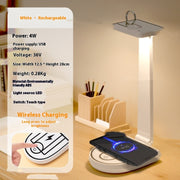"Innovative Basketball-Ständer Tischlampe mit kabellosem Handy-Ladegerät - Design trifft Funktionalität"