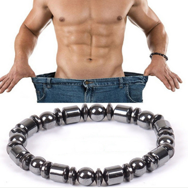 "Gesundheitsförderndes Magnetarmband zur Gewichtsreduktion und Schmerzlinderung mit Pentagramm-Stein - Elegantes Schmuckstück für Männer und Frauen"
