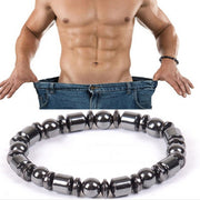 "Gesundheitsförderndes Magnetarmband zur Gewichtsreduktion und Schmerzlinderung mit Pentagramm-Stein - Elegantes Schmuckstück für Männer und Frauen"