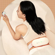"Wiederaufladbares Bauchmassagegerät für den Hausgebrauch - 3-Gang-Timing, Infrarot-Physiotherapie, in Beige, Rosa, Hellgrün"