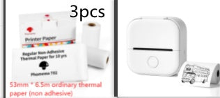 "Tragbarer Mini-Thermodrucker: Bluetooth-kompatibler Foto- und Etikettendrucker für Zuhause und Schule - Tintenfrei & App-gesteuert"