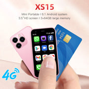 "XS15 Ultra-kompaktes 3,5-Zoll Mini-Smartphone, 2GB RAM, 16GB, Android, 2600mAh Akku, 20MP Kamera - in Vier Farben erhältlich"