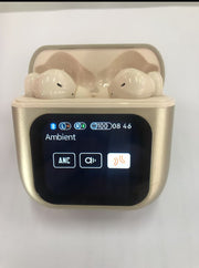 "Bluetooth Kabelloses Headset 54 mit ANC ENC Rauschunterdrückung - Lange Akkulaufzeit, Musikunterstützung, Digitales Display - Verschiedene Farben"