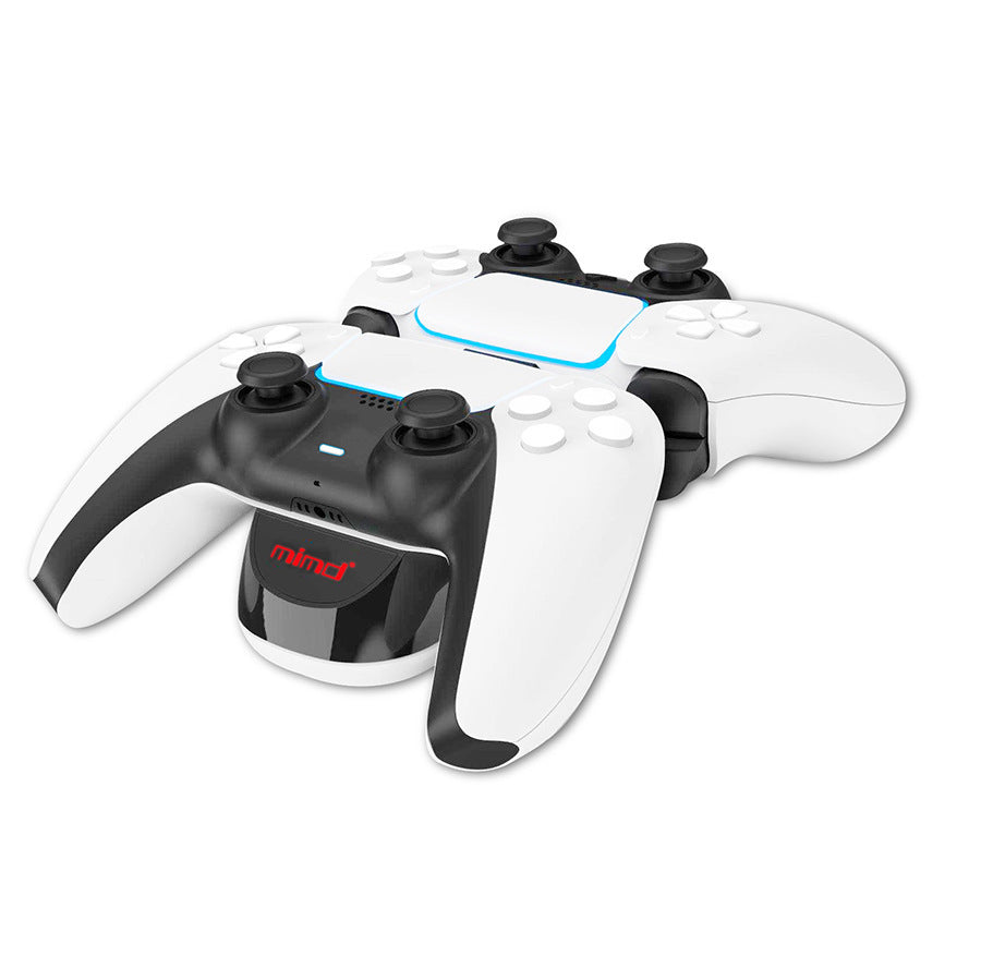 "LED-Licht PS5 Dual Wireless Controller Ladegerät mit Schnellaufladung und Zwei-Farben-Indikator"