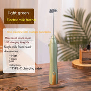 "Edelstahl Elektrische Handmixer, Multifunktional & Kabellos, Ideal für Backen, Milchshake, Sahne Schlagen - 3 Gänge, Verschiedene Farben Verfügbar"