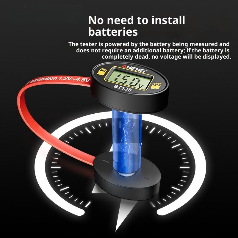 Digital Display Battery Detector Small Portable