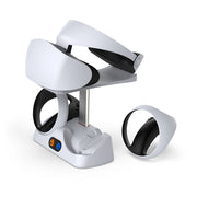 "PS5 VR2 Ladestation mit Display Licht & Controller-Halterung - Schnelles Aufladen und platzsparendes Design"