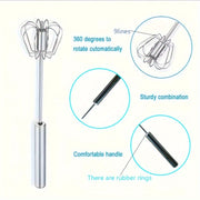 "Edelstahl Handmixer für den Haushalt - Multifunktional & in Drei Größen Verfügbar"