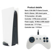 "Nostalgic Retro P5 Mini TV GS5: Kompakte Spielekonsole mit 620 vorinstallierten Spielen - Perfekt für Familienabende"