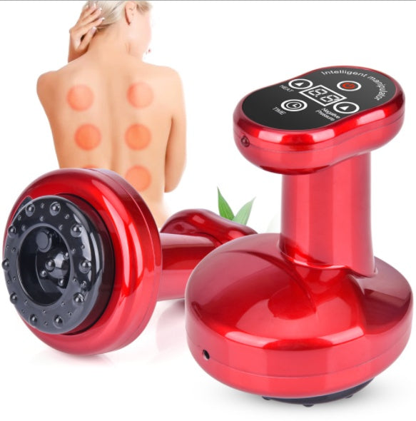 "Drahtloses Gua Sha Vakuum Saugglocken Massagegerät - Negative Druck Magnettherapie Körper Schabegerät mit Dynamischer Atmungs-Cupping-Technologie"