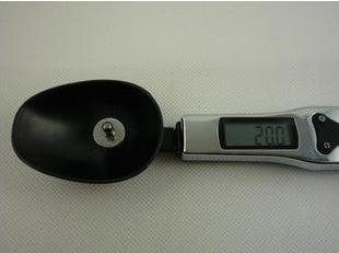 "Digitale Küchenwaage mit LCD-Display und Messbecher - Genauigkeit 1g, Mini-Design, LED-Anzeige, Viereckig"