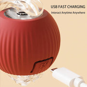 "Interaktives Haustier-Spielzeug: Automatisch Rollender Ball für Hunde und Katzen, 360° Smart-Design, 6.5cm, 57g"