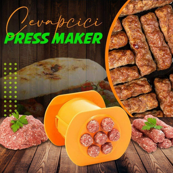 "Hochwertiger Hot Dog Maker und Fleischstreifenquetscher - DIY Küchenwerkzeug für schnelle Wurst- und Pastaball-Prototypen"
