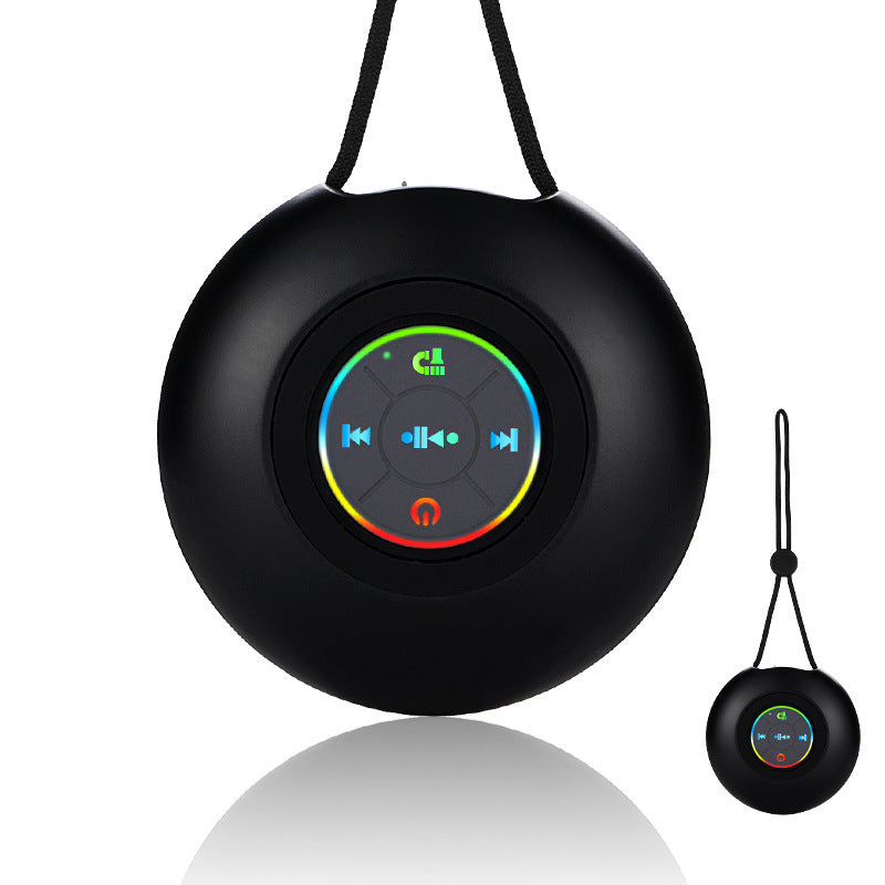 "Tragbarer Mini Bluetooth-Lautsprecher für den Außenbereich, Wasserdicht und Farbenfroh Leuchtend - Kompakt mit Klarer Klangqualität und LED-Lichteffekten"