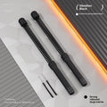 "Kabelloses Widerstandsband für Armtraining - Fitness Seilzug für Männer - Super elastisch, PVC, Farben: Herbstkirsche, Obsidian-Schwarz, Rauchgrau"