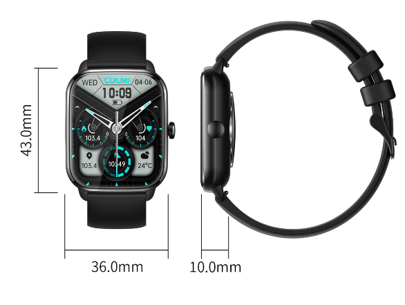 "Multifunktionaler Vollbild-Smartwatch mit Herzfrequenzmesser, Schrittzähler und Musiksteuerung - Wasserdicht, Bluetooth-fähig & Gesundheitsüberwachung"