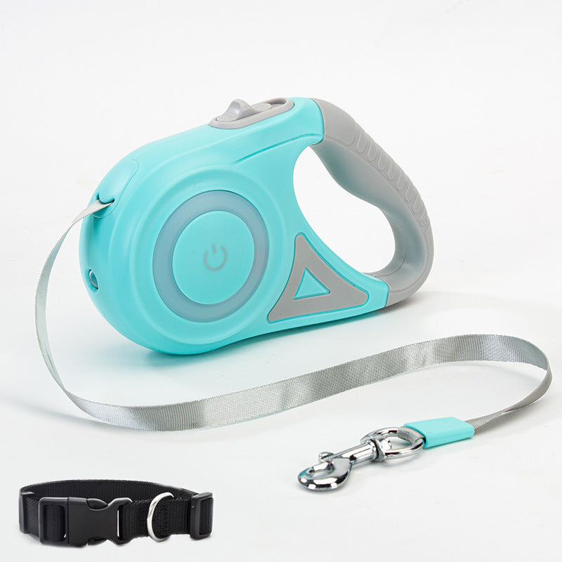 "Premium Automatische Hundeleine und Hundehalsband Set, Verstellbar und Ausziehbar, Ideal für Kleine bis Mittelgroße Hunde, in Verschiedenen Farben erhältlich"