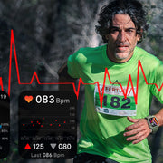 "Modische Sport-Smartwatch mit Herzfrequenzmessung, Wasserdicht, Silikonarmband, TFT-Bildschirm, Magnetisches Laden - Schwarz/Orange/Grün/Gelb"