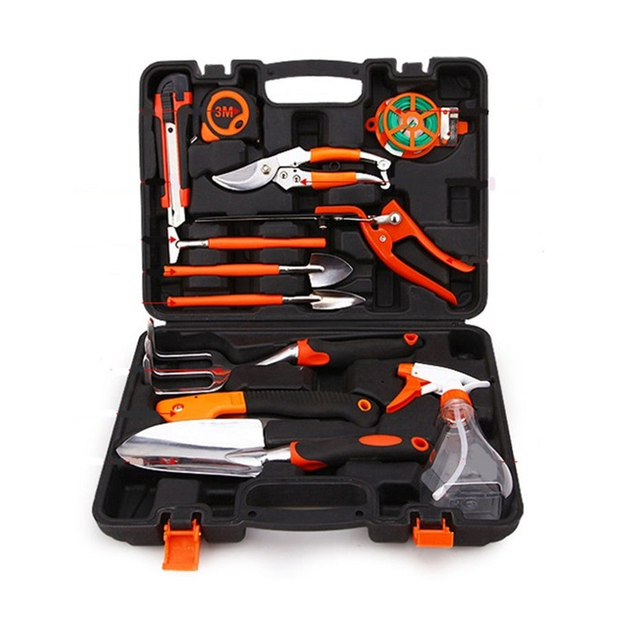 "12-teiliges Premium Gartenwerkzeug-Set aus Legierungsstahl - Robust & Funktionell für alle Gartenarbeiten"