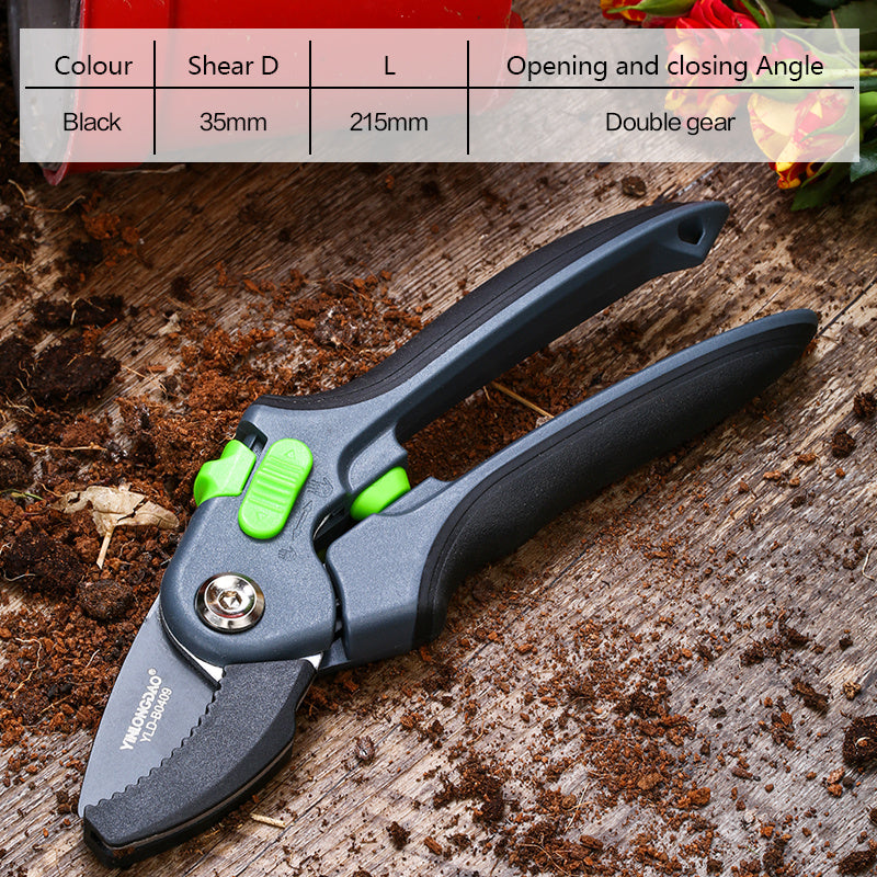 "Premium Garten-Schere: Ultra-scharfe Klingen, Ergonomischer Rutschfester Griff, Ideal für Obstzweige & Pflanzenpflege"