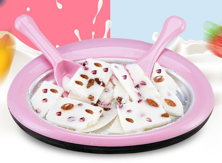 "Leckere Gesunde Eiscreme zu Hause - Manuelle Joghurt-Frittiermaschine, Kinderfreundliches Material, Kein Strom benötigt"