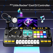 "Multifunktionale DJ-Musiklicht-Tastatur: Interaktives Spielzeug für sensorische Entwicklung, Hände-Auge-Koordination und Interessenpflege"