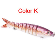 "Premium Hecht & Karpfen Angelköder - Robuste, Mehrteilige Hardbaits für Verbesserte Wurfweiten & Fischfang-Erfolg"