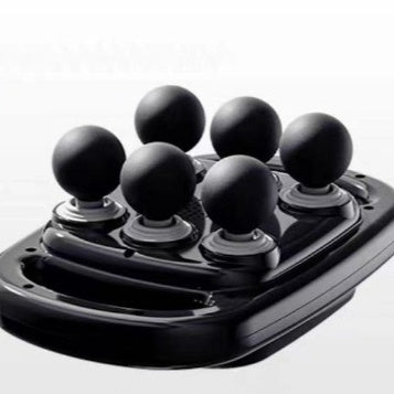 "Sechskopf-Massagepistole für tiefe Muskelentspannung - Leise, Mehrstufig, Typ-C Aufladung, 1500mAh Batterie"