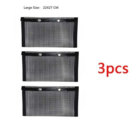 "Wiederverwendbare BBQ Grill-Mesh-Tasche, Antihaft-Back-Isoliermatte, Perfekt für Outdoor-Picknicks & Camping, Einfache Reinigung"