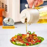 Zwei-in-Eins-Glas Öler - Automatische Pressung mit großer Kapazität Sprühöl-Dispenser Flasche