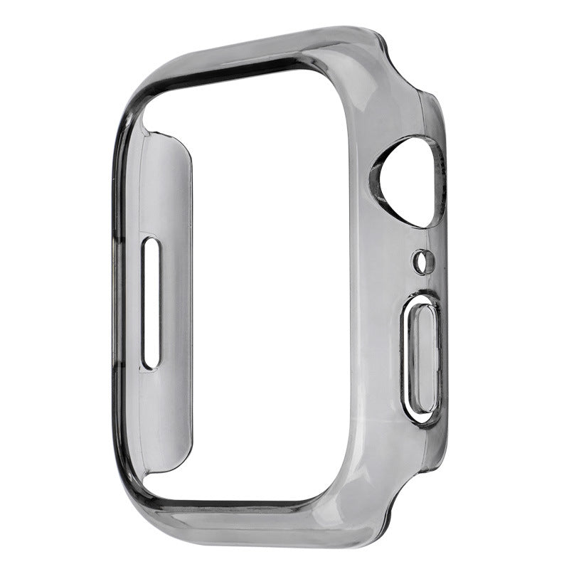 "Modischer Einfarbiger Uhrengehäuse Halbpackung - Kompatibel mit Apple Watch, in Verschiedenen Farben"