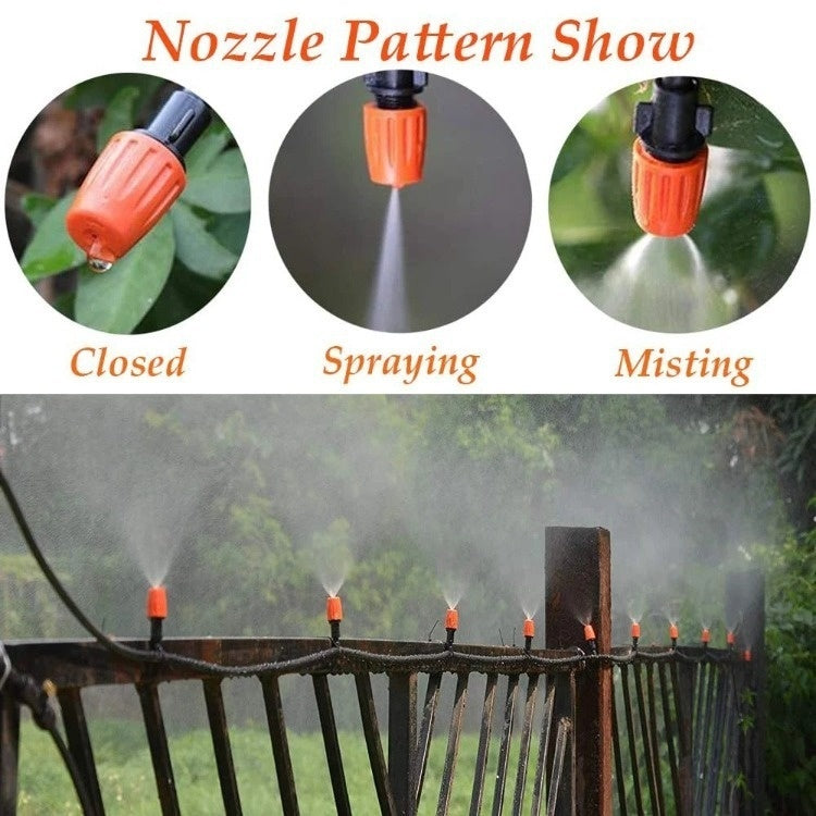 "DIY Gartenbewässerungssystem: Mehrfach-Sprühdüsen, PVC, Gewindeanschluss, Mikro-Sprinkler-Bewässerung (10/15/20 Meter)"
