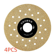 "Premium Goldener Sternenexplosion Schneidscheibe - Speziell für Steinplatten - Trimmen, Glätten & Polieren - 100mm Durchmesser"
