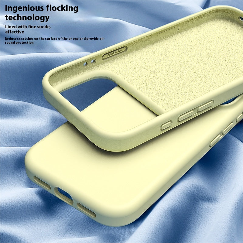 "Liquid-Silikon Handyhülle, Stoßfest und Anti-Fall Schutzhülle, Kompatibel mit iPhone Modellen, Verschiedene Farben"