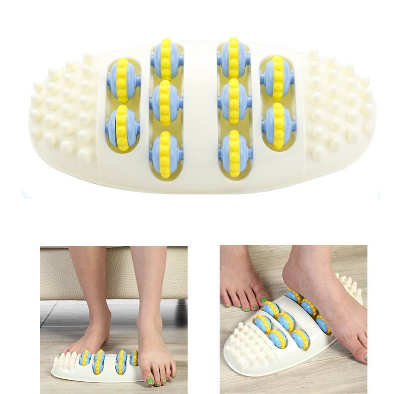 Fußakupressur-Massageroller zur Linderung von Plantarfasziitis, Fersenschmerzen und Fußgewölbeschmerzen, hilft bei Durchblutungsstörungen und Verspannungen